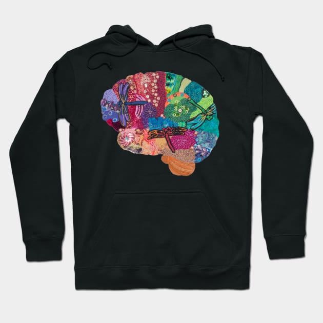 Dragonfly Brain - Creativity and Change Hoodie by Laurabund